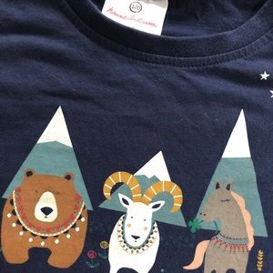 Hanna Andersson Shirts & Tops - Hanna mountain bear ram horse tee size 120 Hanna Andersson Shirts & Tops - Hanna mountain bear ram horse tee size 120